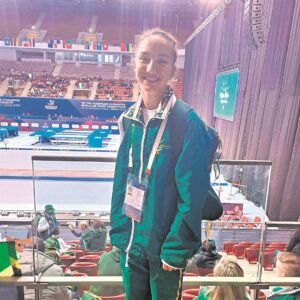 Cara-Mia laat wapper SA vlag