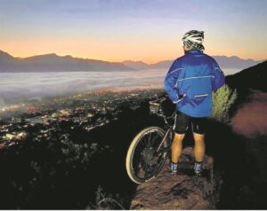 In the misty morning fog…