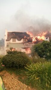 Duisende hektaar reeds verwoes in brand