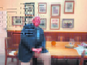 Boishaai-hoof groet op hoë noot