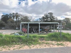 Taxi-staanplek afgebreek