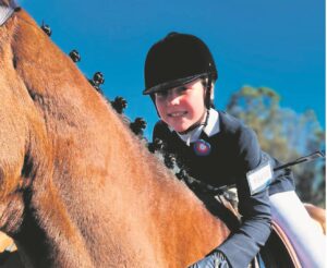 Mila en perd haal 4de plek