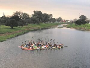 Giel vereer op Bergrivier
