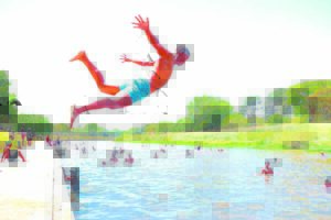 Talle baljaar weer in Bergrivier in die Paarl