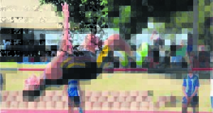 Jong atlete presteer op die Dal