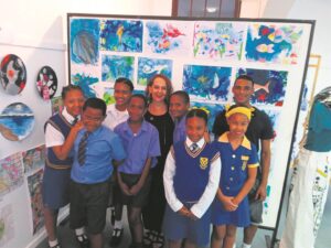 Jong kunstenaars van Paulus Joubert stal hul werk uit