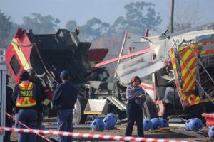 Twee sterf in ongeluk met brandweerwa