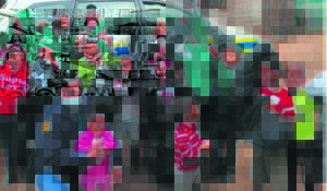 Groot Drakenstein police donate boots and raincoats