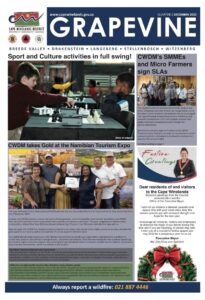 LAAI AF | GRAPEVINE: Nuusbrief van die Kaapse Wynland-distriksmunisipaliteit