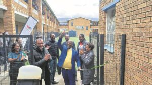 Astroturf for Tutu school in Mbekweni