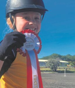 Rider and horse first