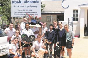 Hugenote se gr. 9’s skenk sporttoerusting