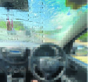 Stones and lemons hurled at motorists