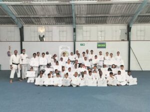 Karatekas vaar puik by hul gradering