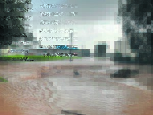 Vloedskade in die Paarl