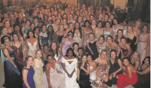 Meisies pronk by afskeid