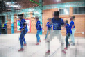 Jeugdag al dansend gevier