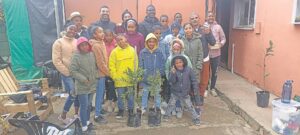 Tree planters celebrating Heritage Month