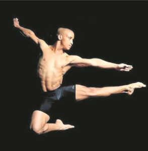 Dancer reaches for the stars