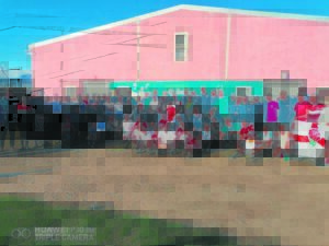 U-20 England team share rugby skills with Charleston Hill