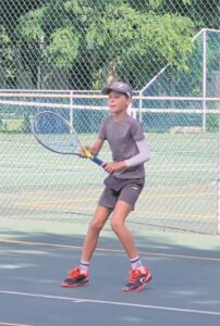 Boys’ Primary tennis winner