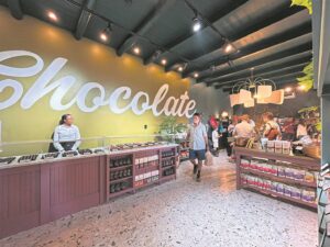 New chocolate room at Spice Route