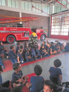 Al-Azhar kids visit Paarl Fire Brigade