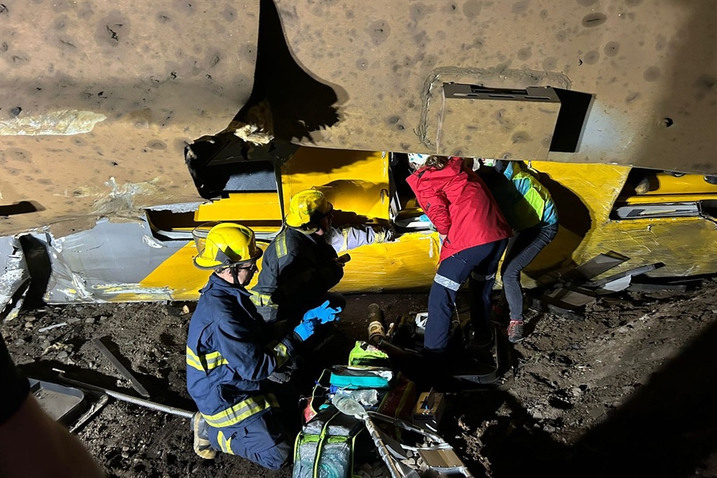 Reddingswerkers spook Dinsdag tot omstreeks 20:00 