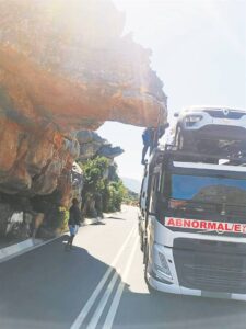 Big trucks continue to damage Bains Kloof Pass
