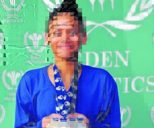 Swimmer in all finals