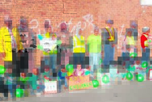 Veiligheidsbeamptes vat hande