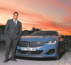 Matthew enjoyed his matric ball