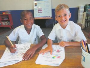 At the start of their journey to matric