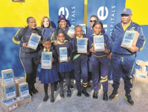 School-shoe donation success