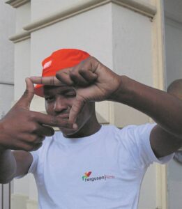 Framing film scenes in Mbekweni