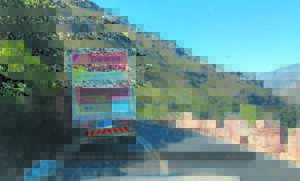 Danger on Bains Kloof Pass