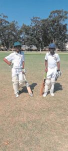 Kranige krieketspelers