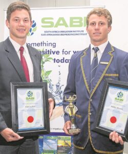 These learners will help to ensure optimal water use