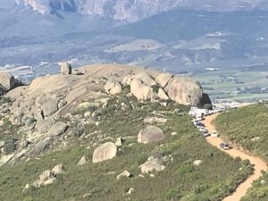 Shaka film shot on rock