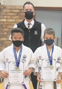 Gold medals for karate