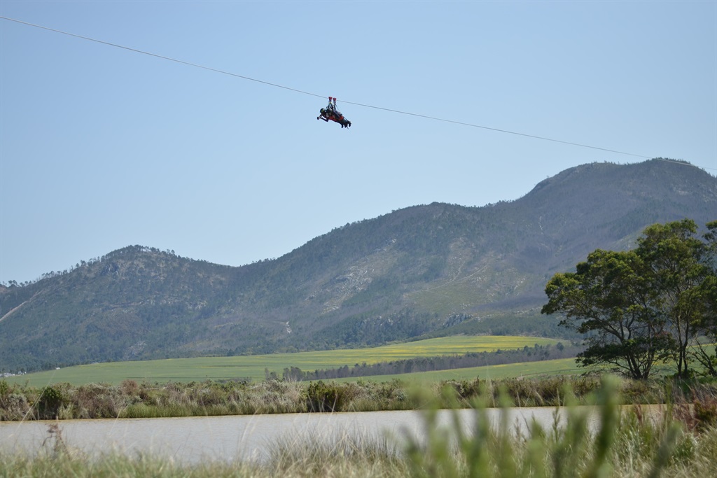 'n Rit op die foefieslaaid kan tot 120 km/h bereik. Foto: Rasaad Adams