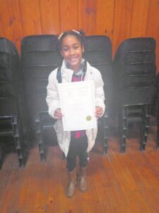 Top honours for her poem