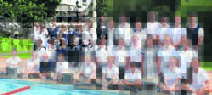 Hugenote maak geskiedenis in die swembad