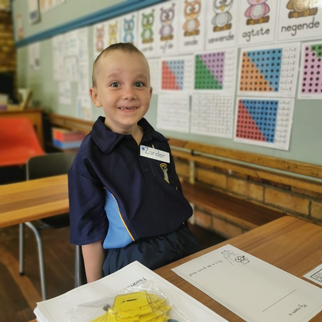 Zander de Bruin (graad 1) van Laerskool Slot van d