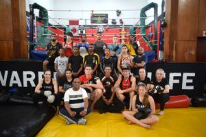 Ready for action in the ring