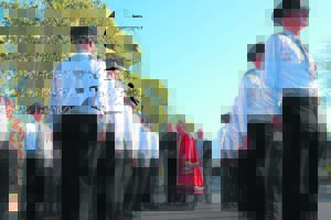 In memory of the fallen firefighters of the district