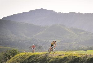 Exciting trail riding at Bosman vineyards