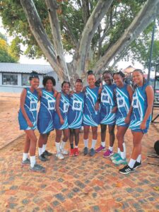 Paulus Joubert se netbalspan op dreef