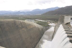 Berg River during, after the flood