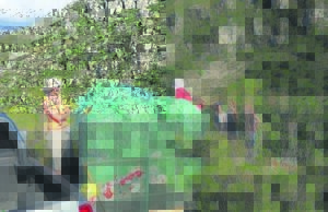 Illegal dumping in Bains Kloof